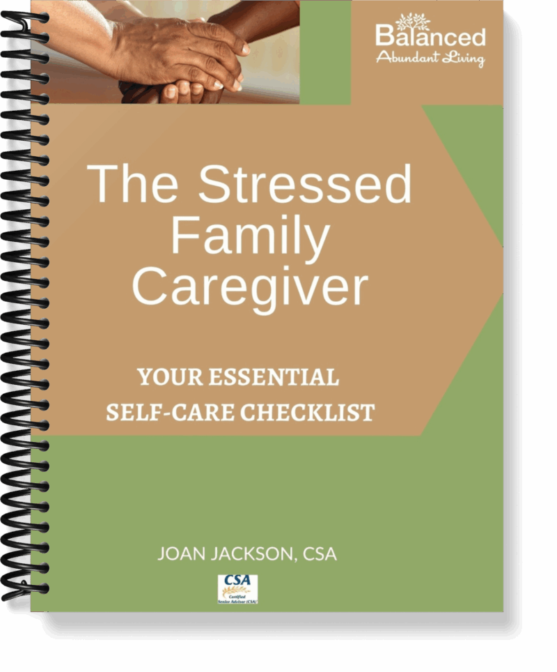 The Stressed Family Caregiver Checklist